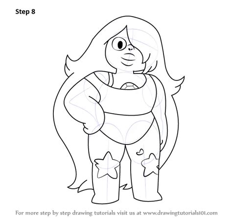 How To Draw Amethyst From Steven Universe Steven Universe Step By