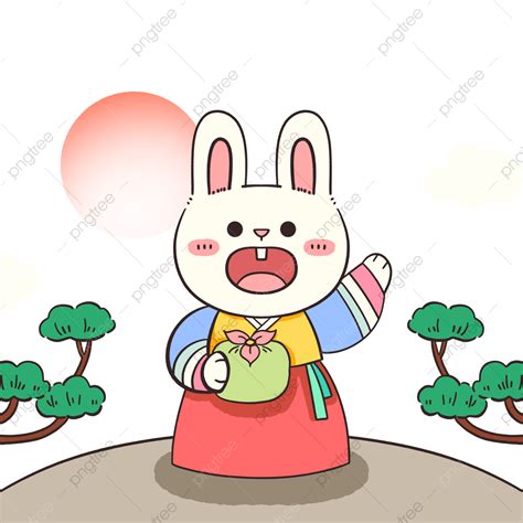 2023년 설날 토끼 귀여운 일본 일본적 새해 Png 일러스트 및 Psd 이미지 무료 다운로드 Pngtree Cloobx