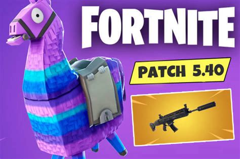 The latest fortnite patch will go live today following a period of scheduled maintenance. Fortnite Update TODAY: 5.40 Early Patch Notes: Suppressed ...