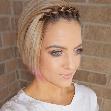 Braided hairstyles make space for creativity. 120 best My Short Hairstyles images on Pinterest | Low ...
