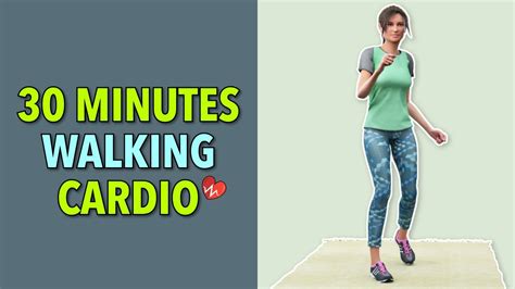 30 Minute Walking Cardio Workout Knee Friendly Exercise For Weight