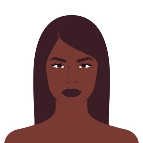 African American Women Nude Cartoon Illustrations Royalty Free Vector