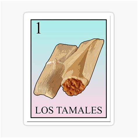 Los Tamales Sticker For Sale By Beaniyr678 Redbubble
