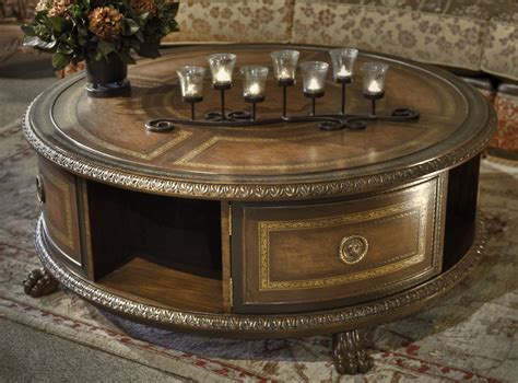 Swivel Round Coffee Table This Unique Styled Coffee Table Has A Gentle