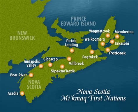 Map Of First Nations In Nova Scotia Government Of Nova Scotia