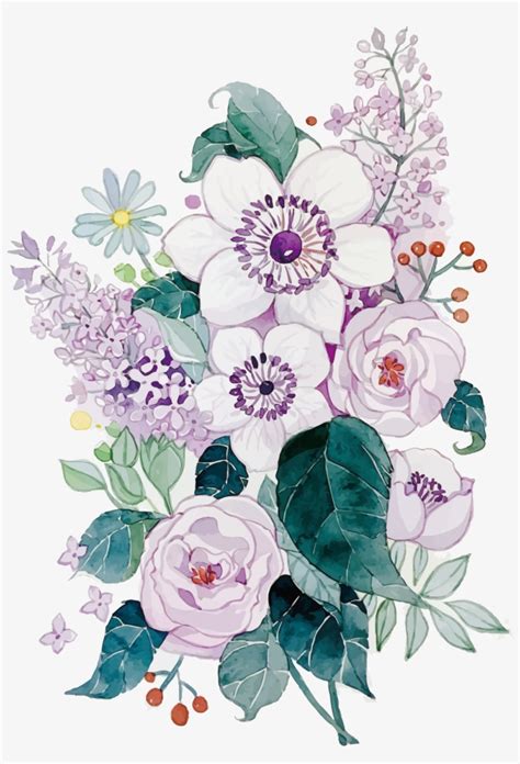 Clipart Royalty Free Floral Design Flower Painting Best Watercolor