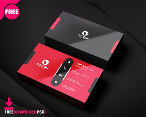 The perfect option for people who just want a splash of nature in their workplace. 100% Free Premium Business Card PSD | FreedownloadPSD.com