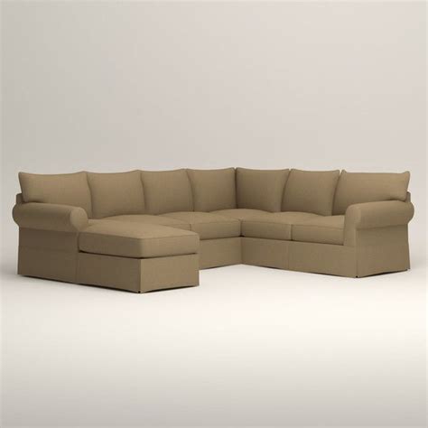 Birch Lane Jameson Sectional With Chaise Birch Lane Black Sectional