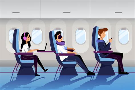 Airplane Passenger Illustrations Royalty Free Vector Graphics And Clip Art Istock