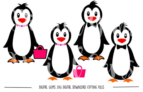 Penguin SVG / PNG Files (23187) | SVGs | Design Bundles