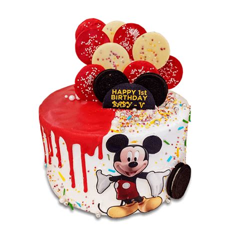 Mickey Mouse Birthday Cake Png