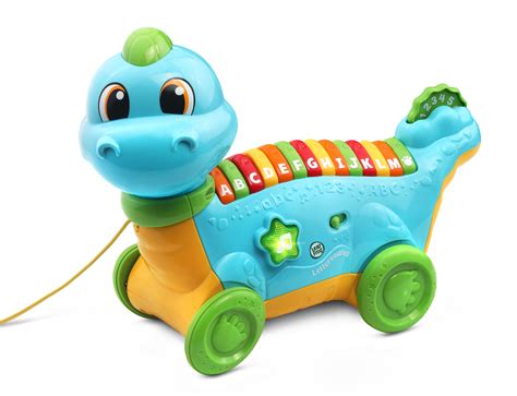 LeapFrog Lettersaurus, Introduces Letters and Phonics, Toddler Toy ...