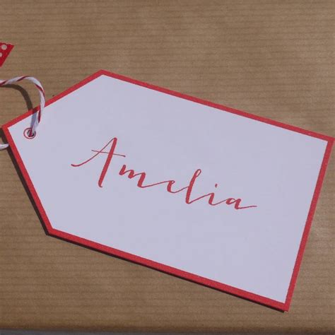 Personalised Name T Tag By Daisyley Designs