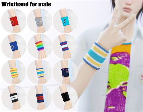 My Sims 4 Blog Wristbands For Males By Imadako