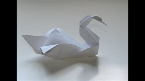 How to make a paper swan easy. Origami Swan Easy Instructions. (Full HD) - YouTube