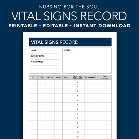 Maybe you're a homeschool parent or you're just looking for a way to supple. Free Printable Vital Sign Sheets | Free Printable