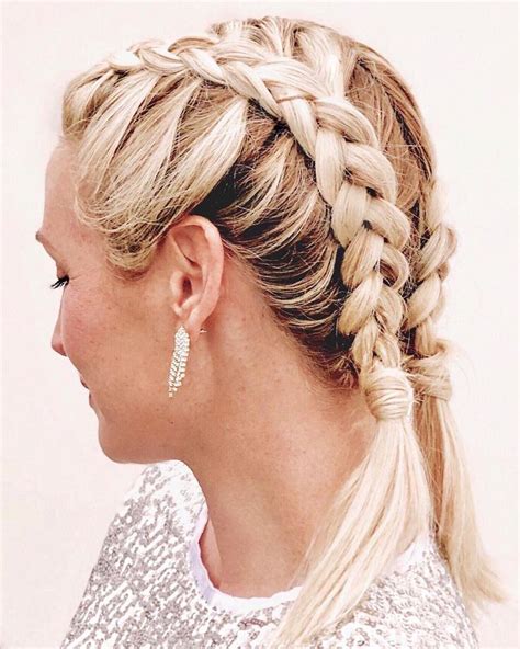 dutch braids may look fancy but they re easier to create than you think here s a step b