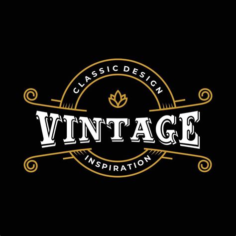 Logo Design Inspiration Vintage Retro Badge Label Emblem 6192826 Vector