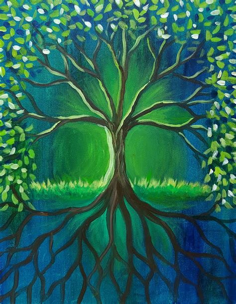 Pin By Jennifer P On Painting Ideas Tree Of Life Painting Acrylic