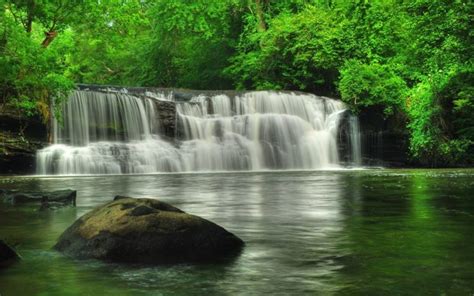 Waterfall Nature River Landscape Wallpapers Hd Desktop And Mobile