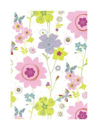 Pretty Flower Pattern Art Print By