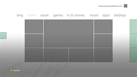 Download Wallpaper Template For The Xbox Dashboard By Mmcclure