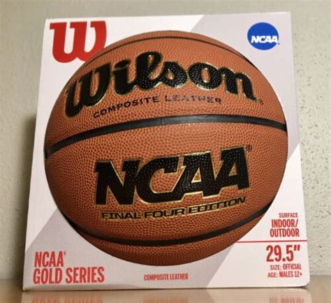 Wilson Ncaa Final Four Edition Composite Leather Basketball Mens Size 7
