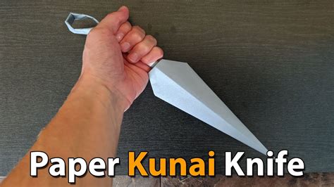 How To Make Kunai Knife Out Of Paper How To Make Paper Things At Home