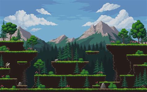 Forest Pixel Art Simple