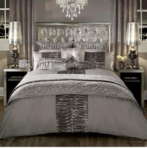 Kylie Minogue Atmosphere Duvet Cover Silver Bedroom Luxurious