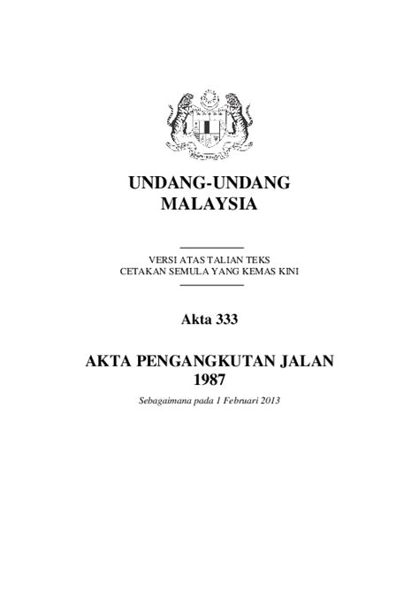 Keberadaan uu ite tentu sangat membantu terlebih untuk melindungi seseorang dari tindak kejahatan dalam dunia informasi. (PDF) UNDANG-UNDANG MALAYSIA Akta 333 | Akmal Nadzim ...
