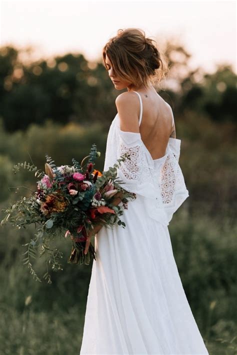 Bohemian Fall Bridal Style Inspiration Wedding Inspiration Board