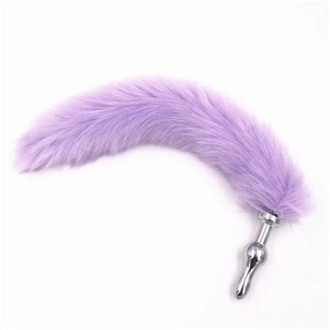 Anal Plug 2 Choose Light Purple Fox Tail Fluffy Butt Plug Massage Plugs Free Download Nude