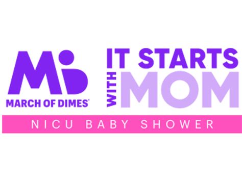 It Starts With Mom Baby Shower March Of Dimes