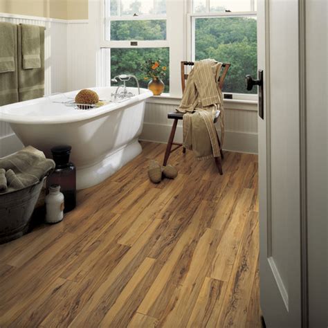 Do not consider solid wood flooring for most bathrooms. Is Waterproof Laminate Flooring Right for Your Home?