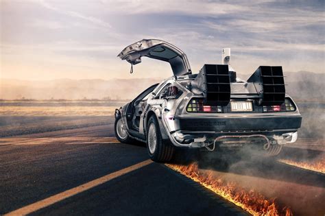 Download Back To The Future Delorean Movies Car Wallpaper And