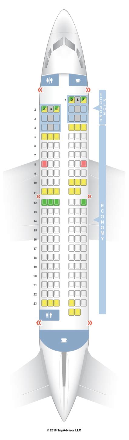 Seatguru Seat Map Westjet Boeing 737 700 737