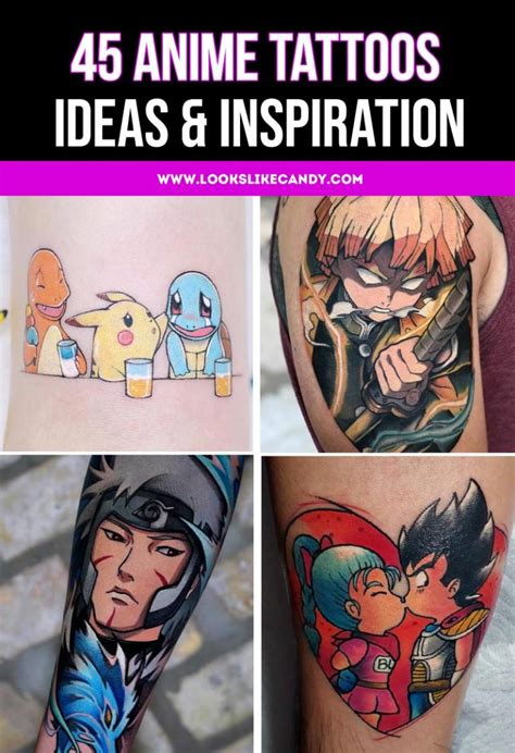 10 Beautiful Anime Tattoo Ideas And Designs Online Fanatic Free Tattoo