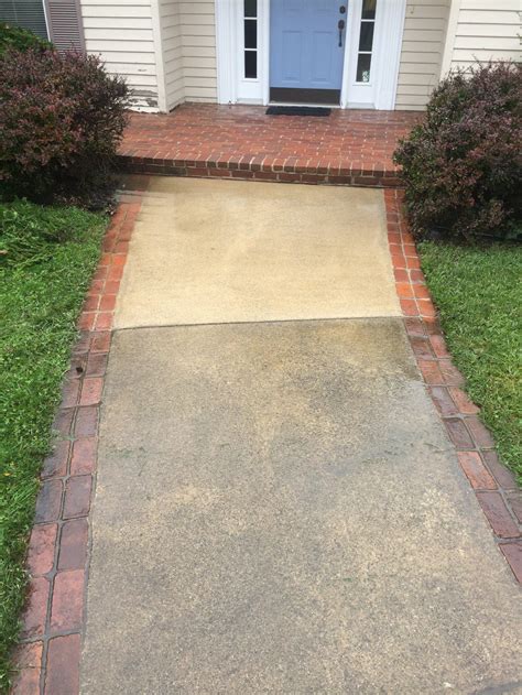 Use a concrete and driveway cleaner ($10, walmart) formulated for use with a pressure washer. Concrete Washing | Concrete Sealing | Driveway Sealing | Sidewalk Washing