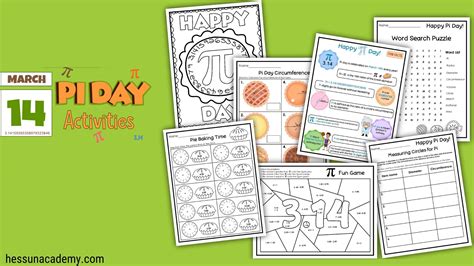 Fun And Free Pi Day Activities And Worksheets For Kids Hess Unacademy