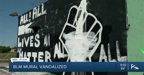 Black Lives Matter Mural Vandalized