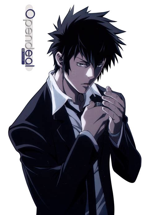 Render Animes Et Manga Renders Psycho Pass Kougami Kogami Shinya Dominateur Cheveux Noir I