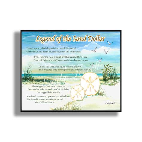 Sand Dollar Poem Sand Dollar Print Beach Quotes Sand Etsy