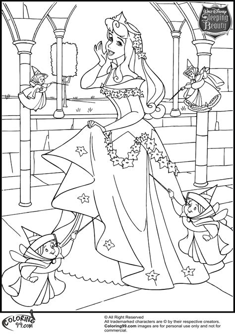 Free printable cinderella coloring pages for kids. Disney Princess Aurora Coloring Pages | Team colors