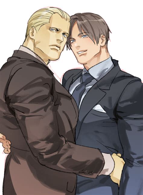 Leon S Kennedy And Jack Krauser Resident Evil And More Drawn By Tatsumi Psmhbpiuczn