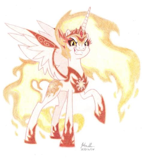 Mlp Daybreaker Pony Drawing Pony Art