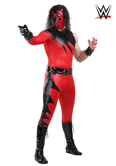 Wwe Kane Plus Size Costume For Men Wrestler Costume
