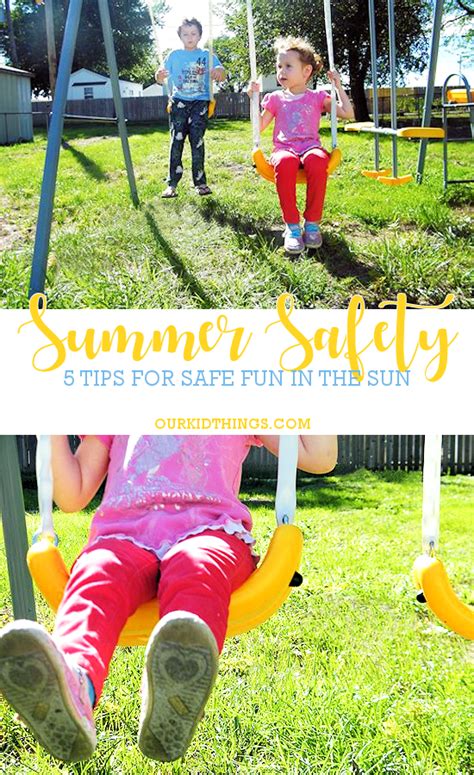 5 Backyard Summer Safety Tips Our Kid Things