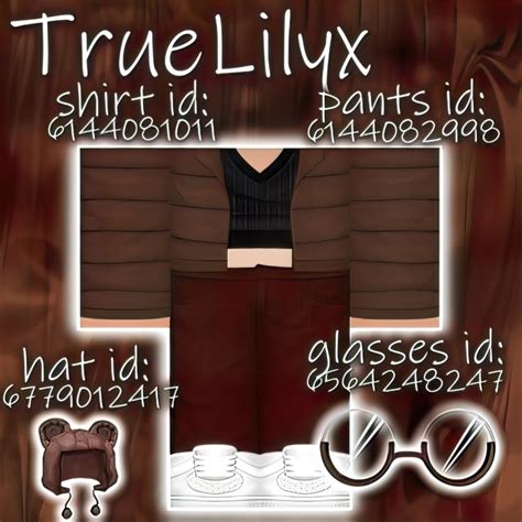 Pin On Roblox Outfit Codes