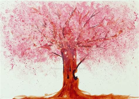 Sakura Tree By Celestyartworks On Deviantart